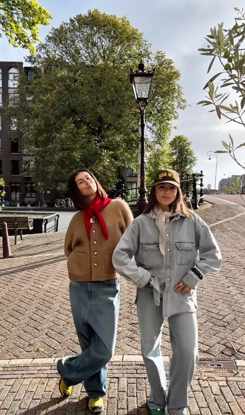 BONNIE STUDIOS WOOL SCARF GRIJS