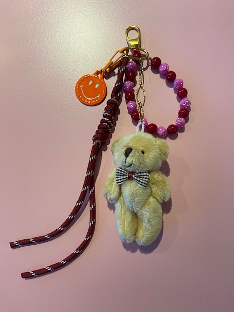 BAGCHARM TEDDY BEAR