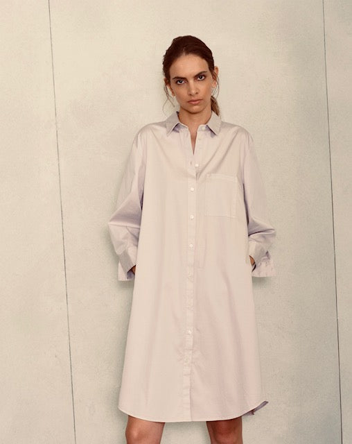 NO MAN'S LAND SHIRTDRESS BEIGE - S. LABELS