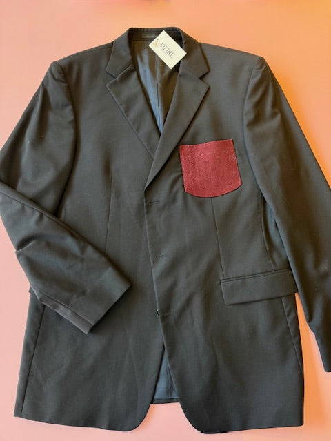 ATTIRE GUCCI BLAZER NAVY