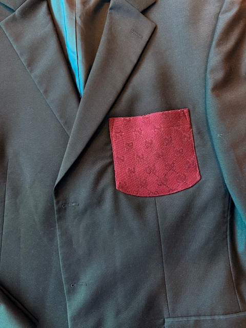 ATTIRE GUCCI BLAZER NAVY