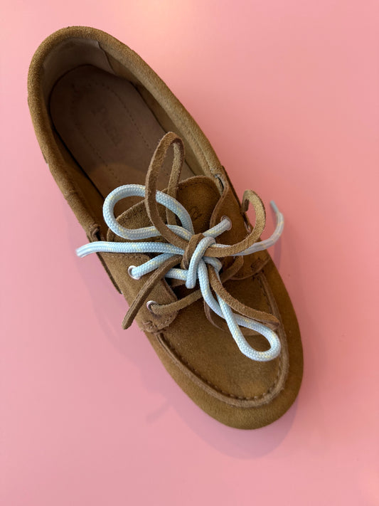 POSA BOAT LOAFER SUEDE CAMEL