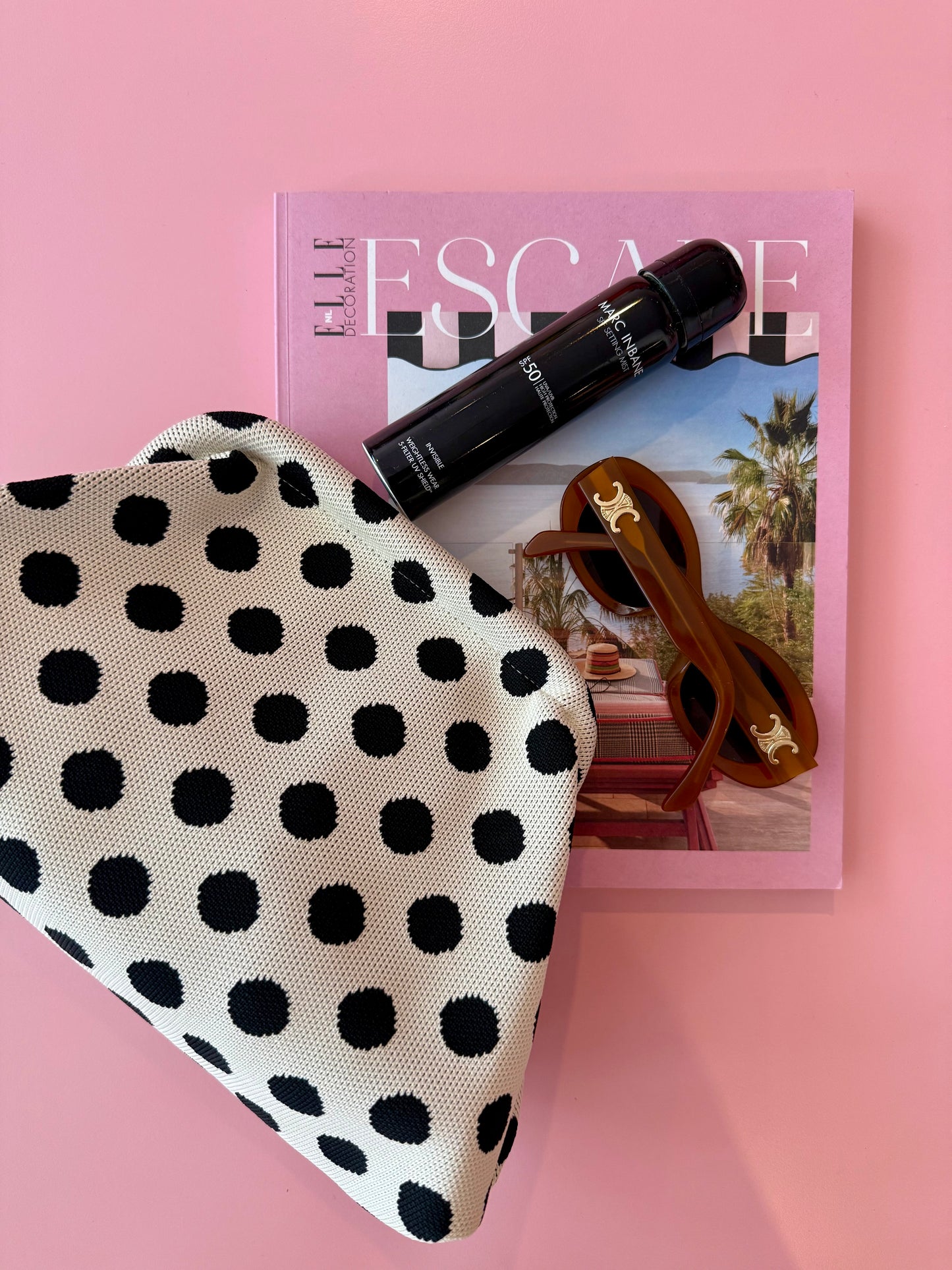 POUCH POLKADOT OFF WHITE - S. LABELS
