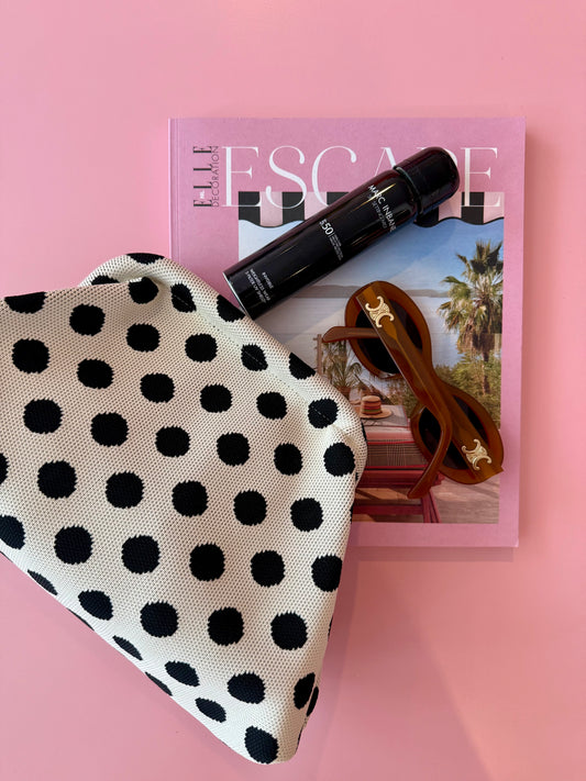 POUCH POLKADOT OFF WHITE - S. LABELS