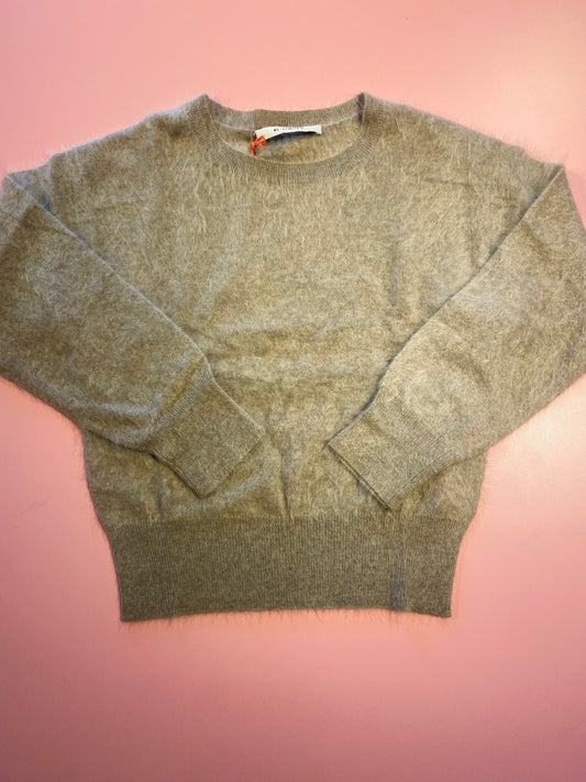 ABSOLUT CASHMERE ZOE TRUI BRUSHED CASHMERE CHESTNUT