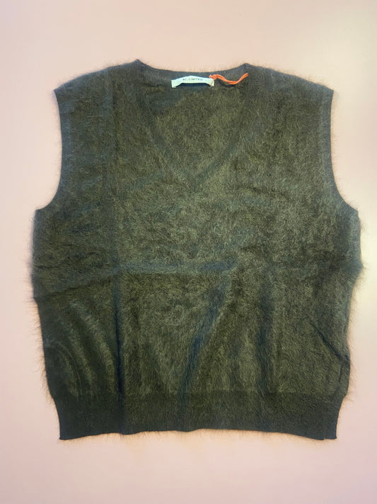 ABSOLUT CASHMERE SPENCER GILET MIRIAM BROWNIE