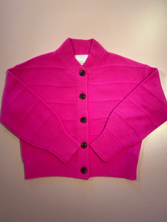 ABSOLUT CASHMERE MARGHERITA VEST FLUO ROZE