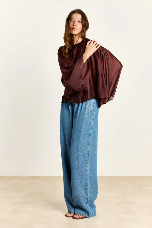 STUDIO CLIQUE IZA SILKY VOILE CHESTNUT