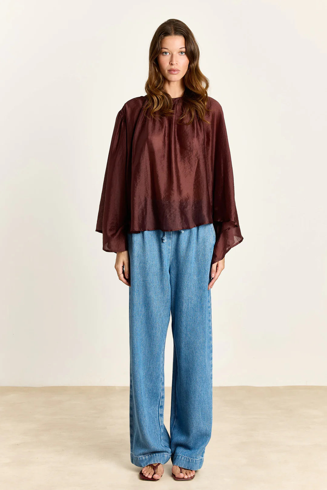 STUDIO CLIQUE IZA SILKY VOILE CHESTNUT - S. LABELS
