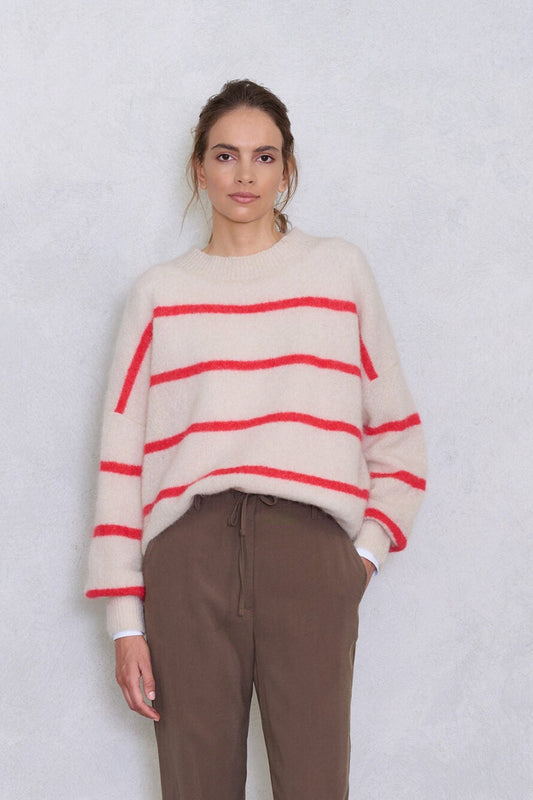 NO MAN'S LAND MOHAIR MIX TRUI GESTEEPT