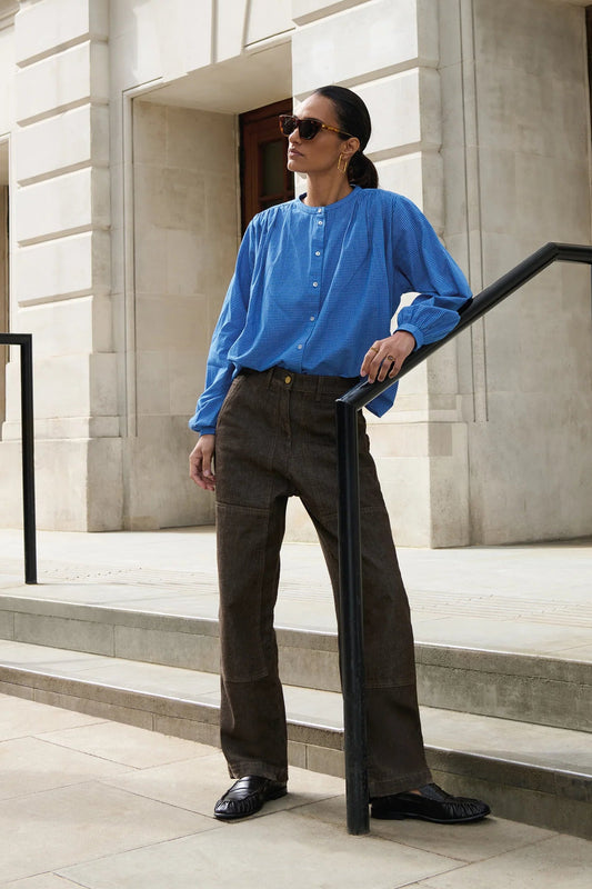 BY BAR JENNA WORKER JEANS DARK BROWN