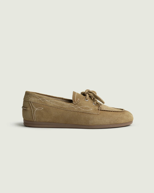 POSA BOAT LOAFER PRAIRIE SUEDE CAMEL