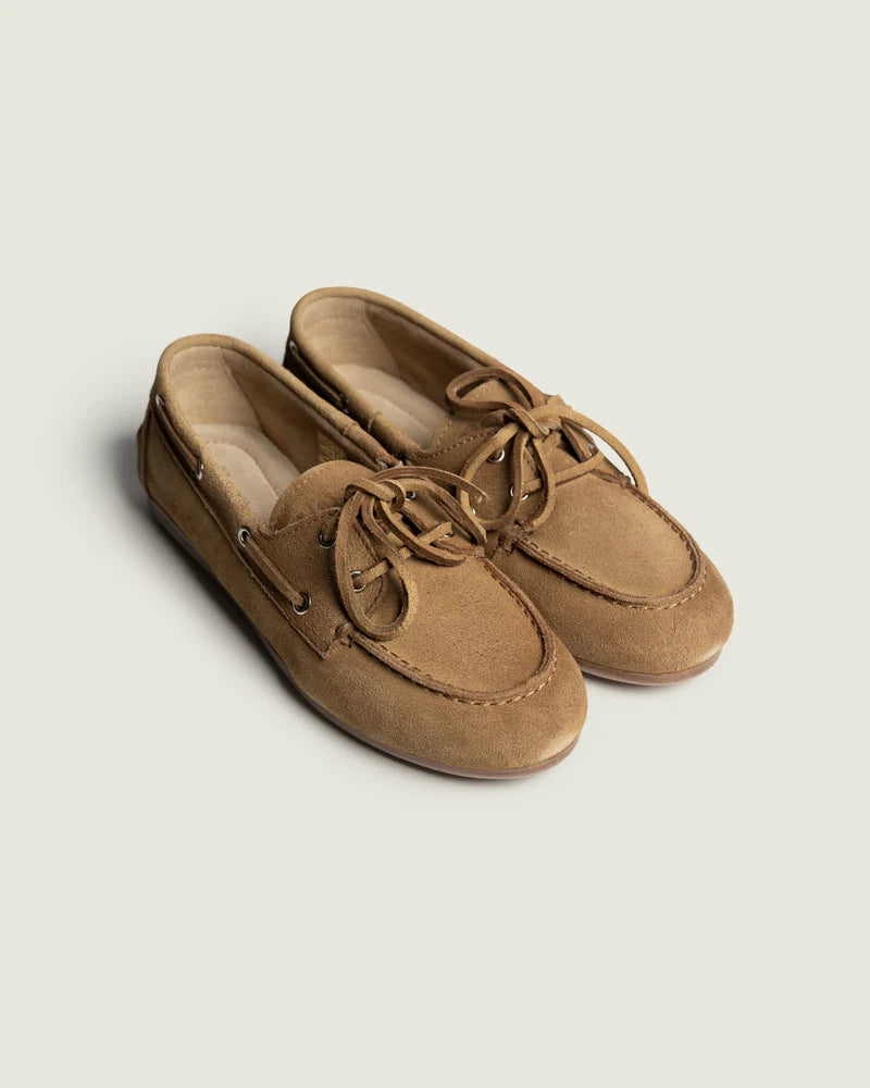 POSA BOAT LOAFER SUEDE CAMEL - S. LABELS