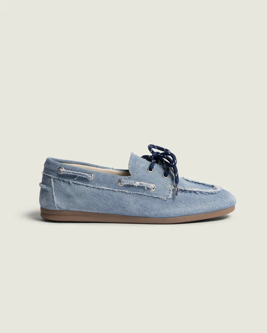 POSA BOAT LOAFER LIGHT DENIM