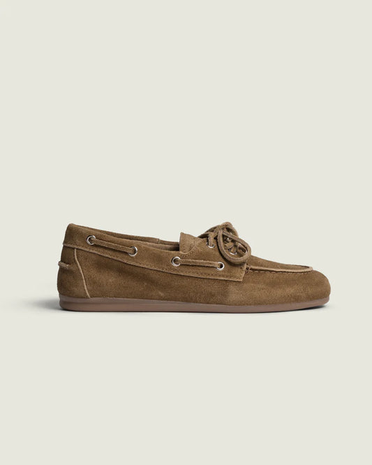 POSA BOAT LOAFER SUEDE DESERT TAN - S. LABELS