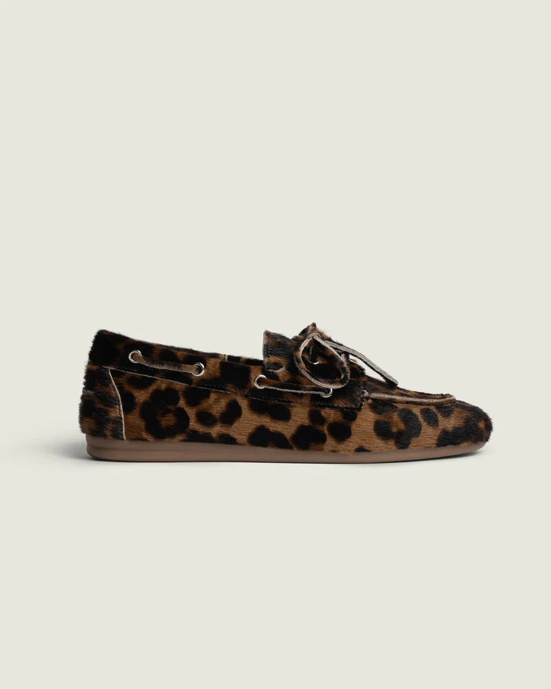 POSA BOAT LOAFER ANIMAL LEOPARD - S. LABELS