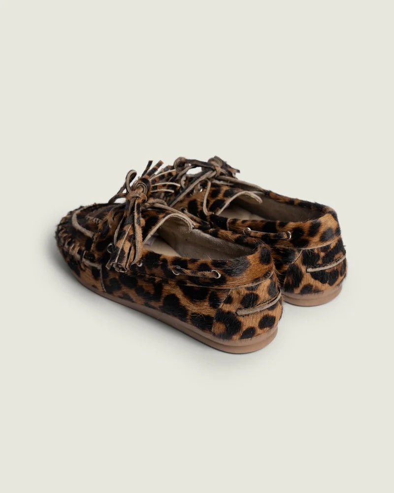 POSA BOAT LOAFER ANIMAL LEOPARD - S. LABELS