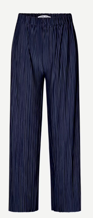 SAMSOE UMA TROUSERS BLAUW