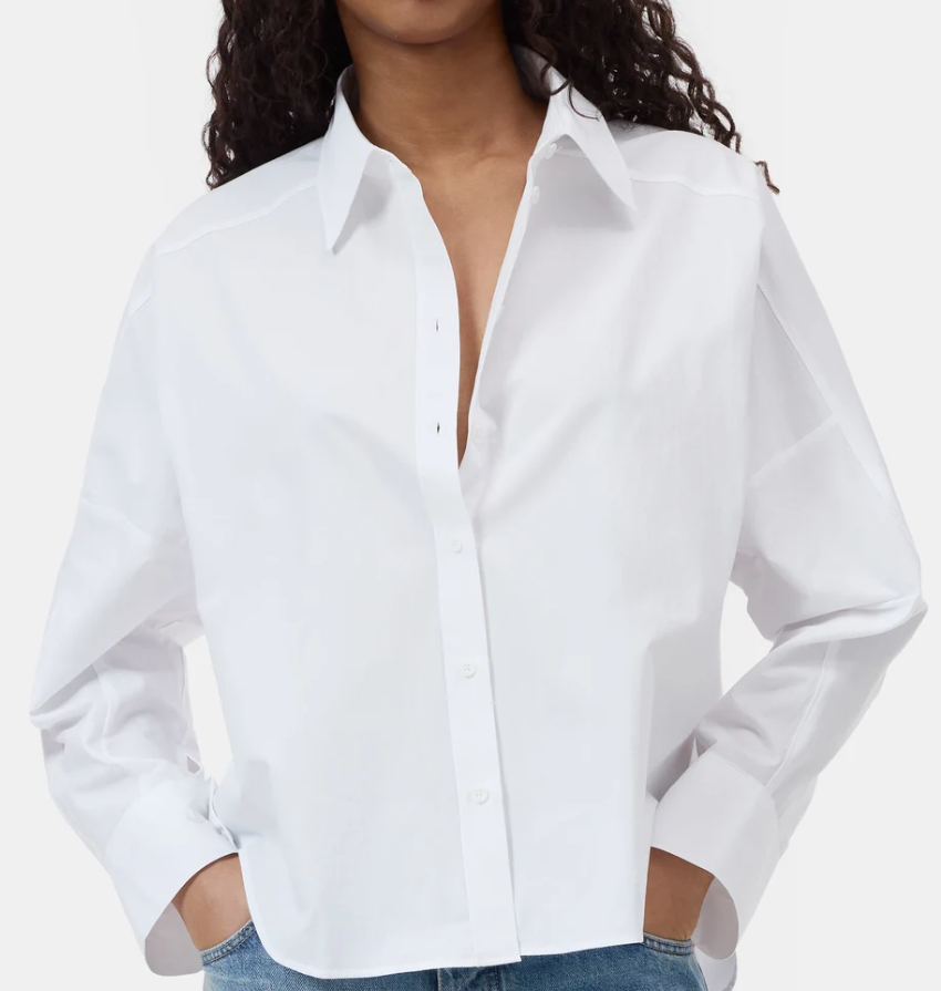 CLOSED GEPLOOIDE BLOUSE WIT - S. LABELS