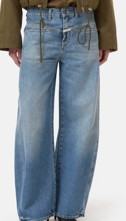 CLOSED TORI-X BARREL JEANS MID BLUE - S. LABELS