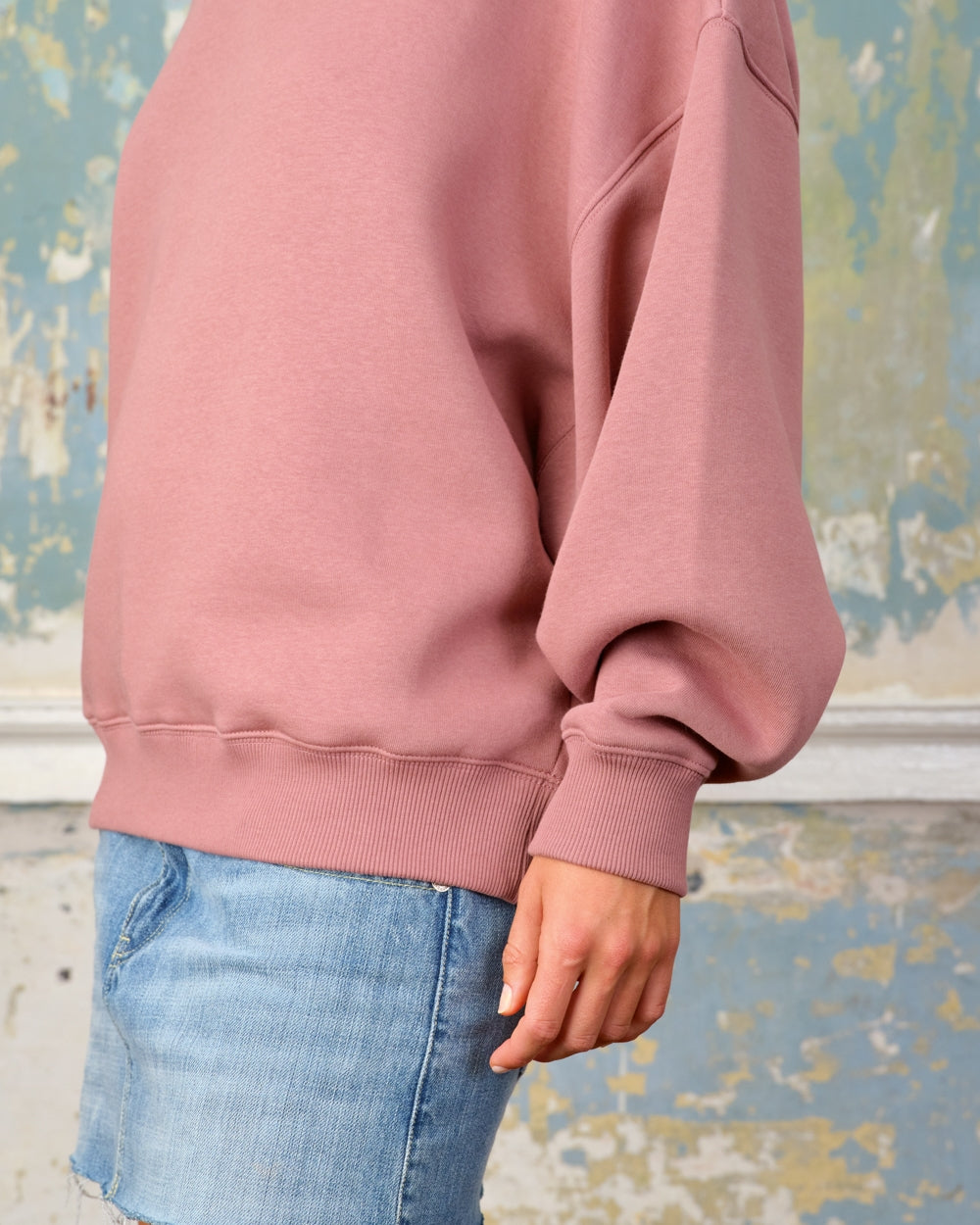 SEA ME HAPPY CREW SWEATER GRAPE - S. LABELS