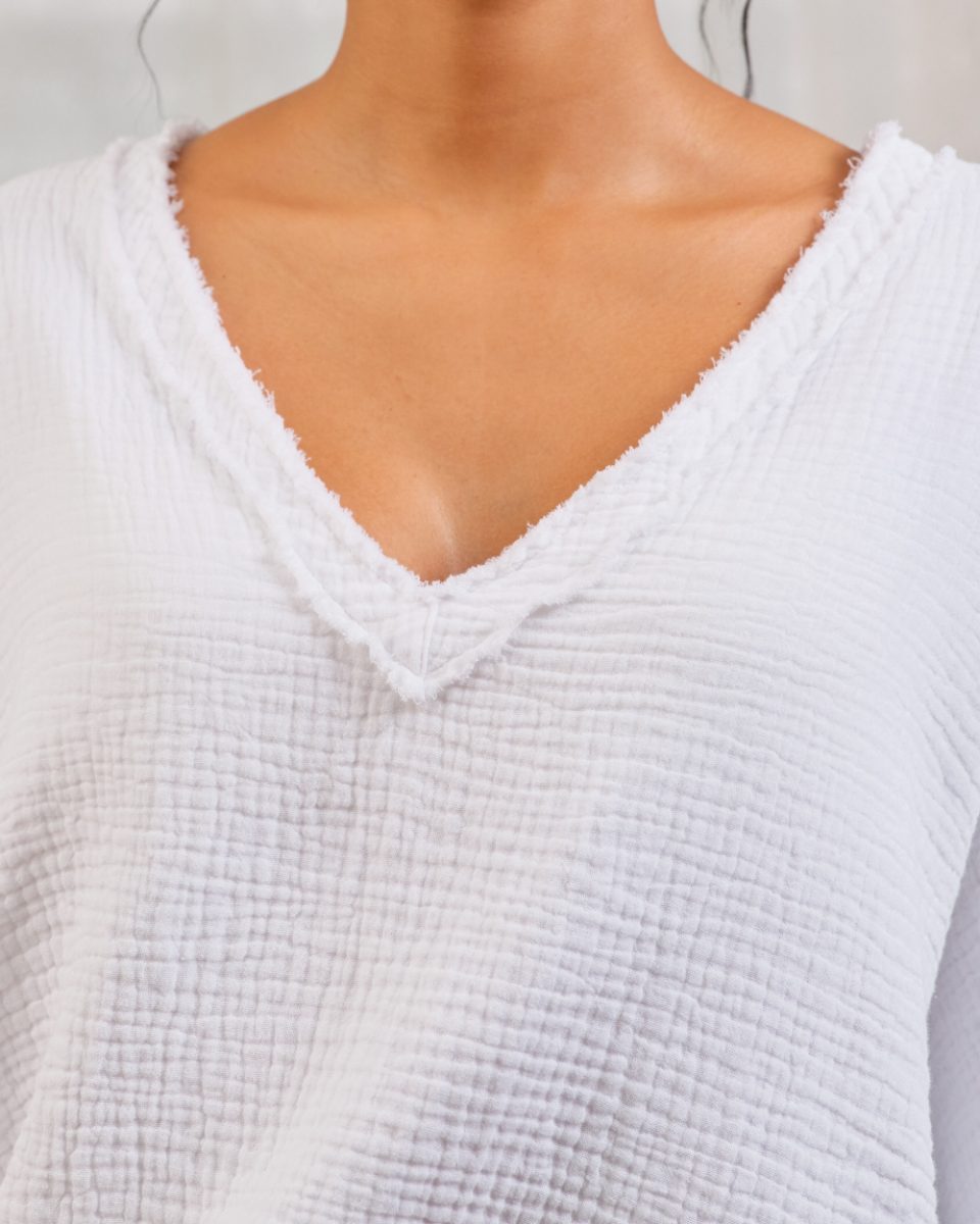 SEA ME HAPPY FIJI TOP WHITE