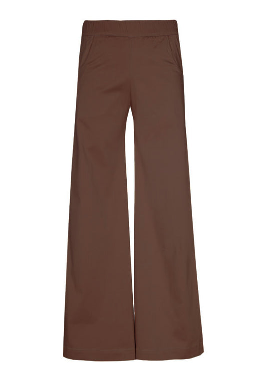 SEA ME HAPPY WOODY PANTS PAPERSTRETCH DARK CHOCOLATE BROWN