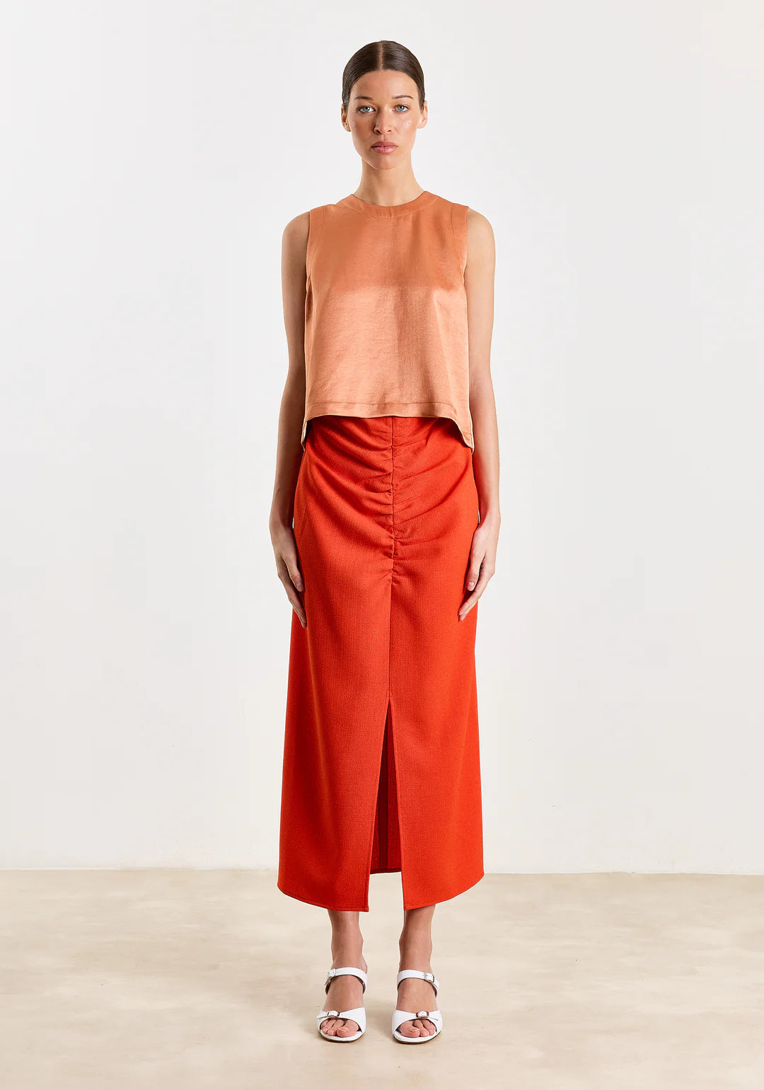 STUDIO CLIQUE MILLIE TOP ORANJE