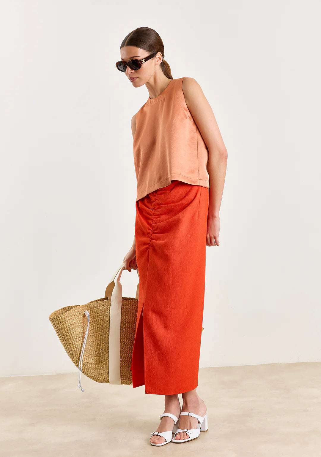 STUDIO CLIQUE MILLIE TOP ORANJE
