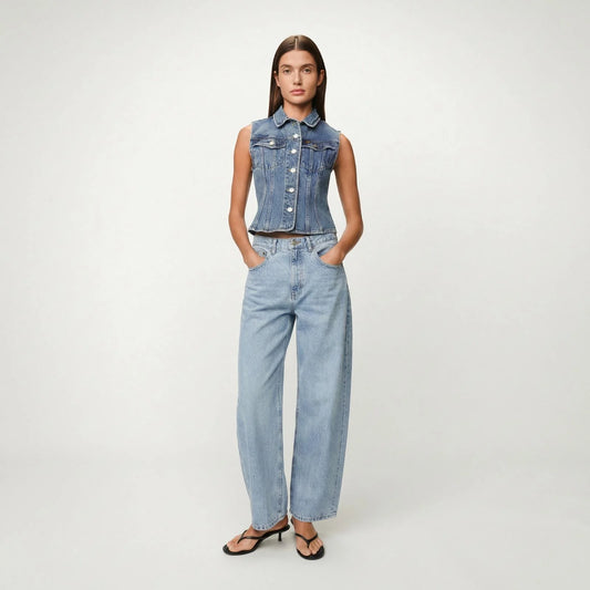 LOIS DALI BARREL FIT BLEACH