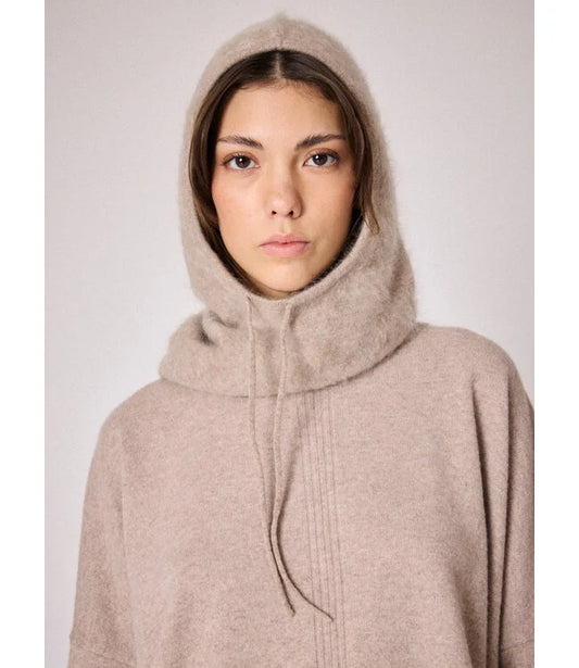 ABSOLUT CASHMERE AMADA BALACLAVE CHESTNUT