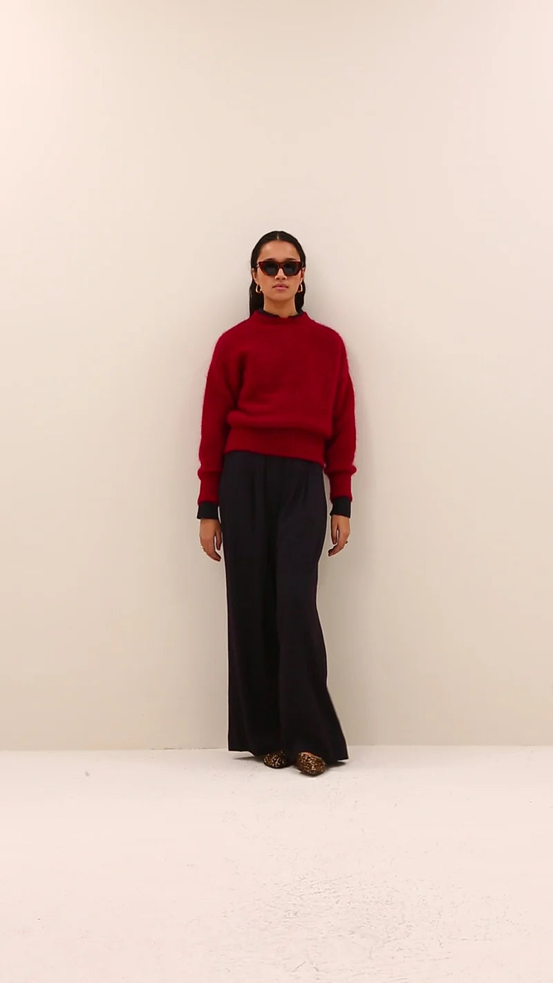 BY BAR SONNY PULLOVER WINEROSE