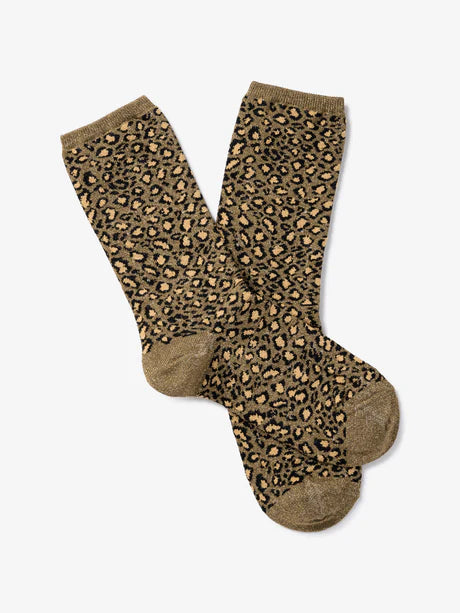 SOKKEN LEOPARD KHAKI