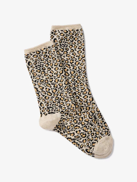 SOKKEN LEOPARD BEIGE