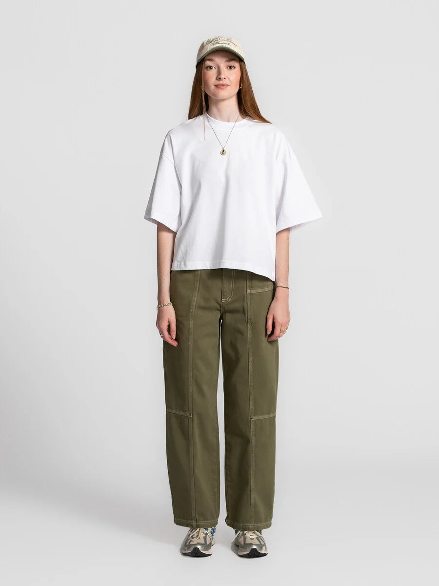 LES SOEURS BOXY TEE TIARA WHITE - S. LABELS