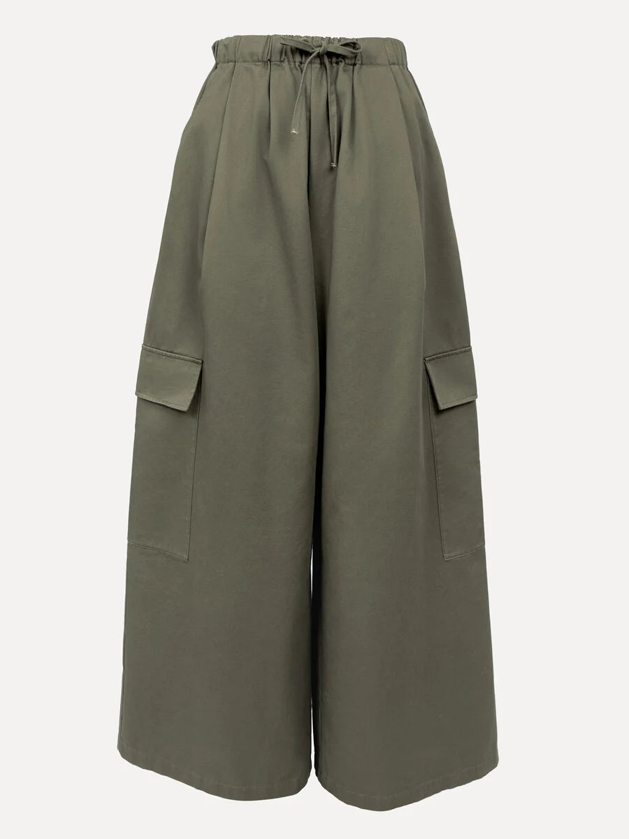 LES SOEURS CARGO TROUSERS CAMELIA KHAKI