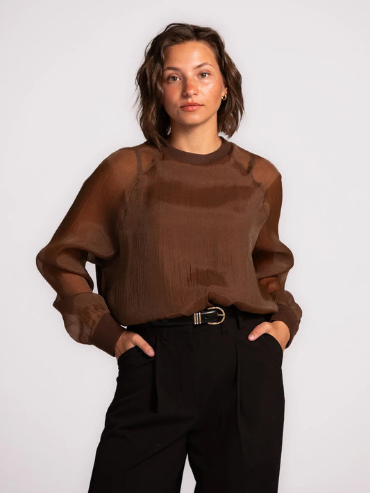 LES SOEURS MAAIKE BLOUSE BRUIN