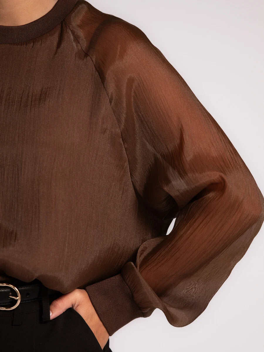 LES SOEURS MAAIKE BLOUSE BRUIN