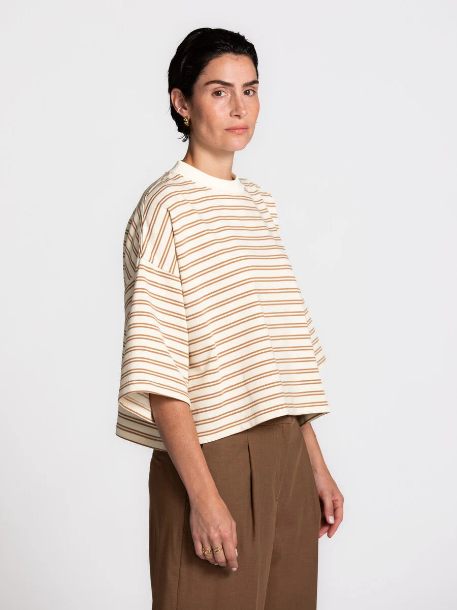 LES SOEURS SHORTSLEEVE SWEATER CARY