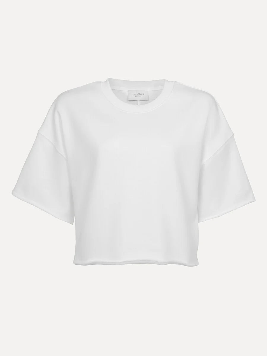 LES SOEURS LUCIA SWEAT TEE WIT - S. LABELS