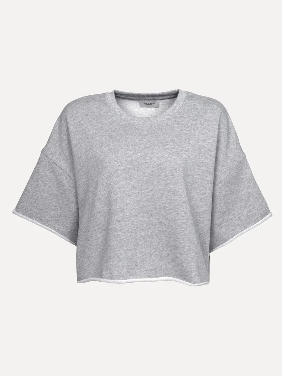 LES SOEURS LUCIA SWEAT TEE GRIJS - S. LABELS