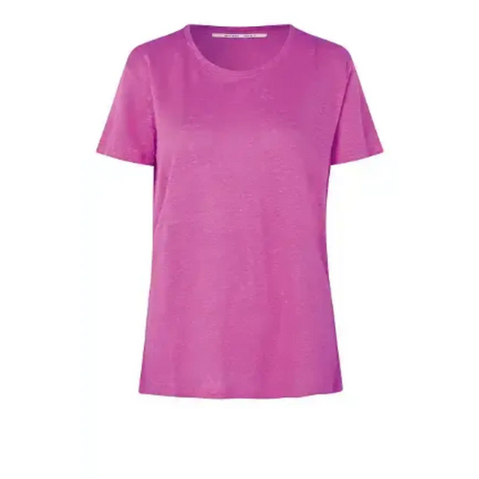 SECOND FEMALE PEONY TEE MAUVE - S. LABELS