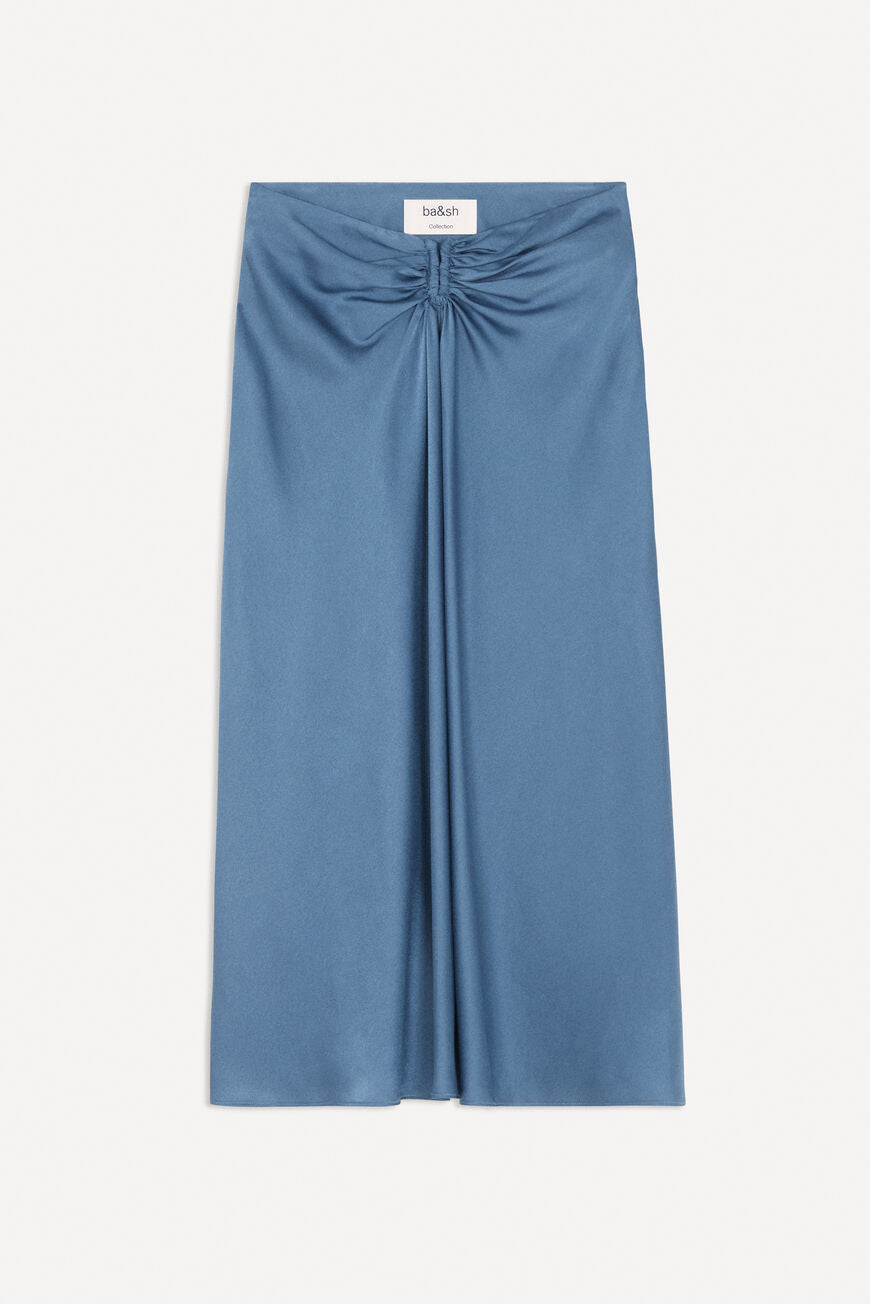 BA&SH CANDICE ROK BLAUW - S. LABELS | Online Modeboetiek