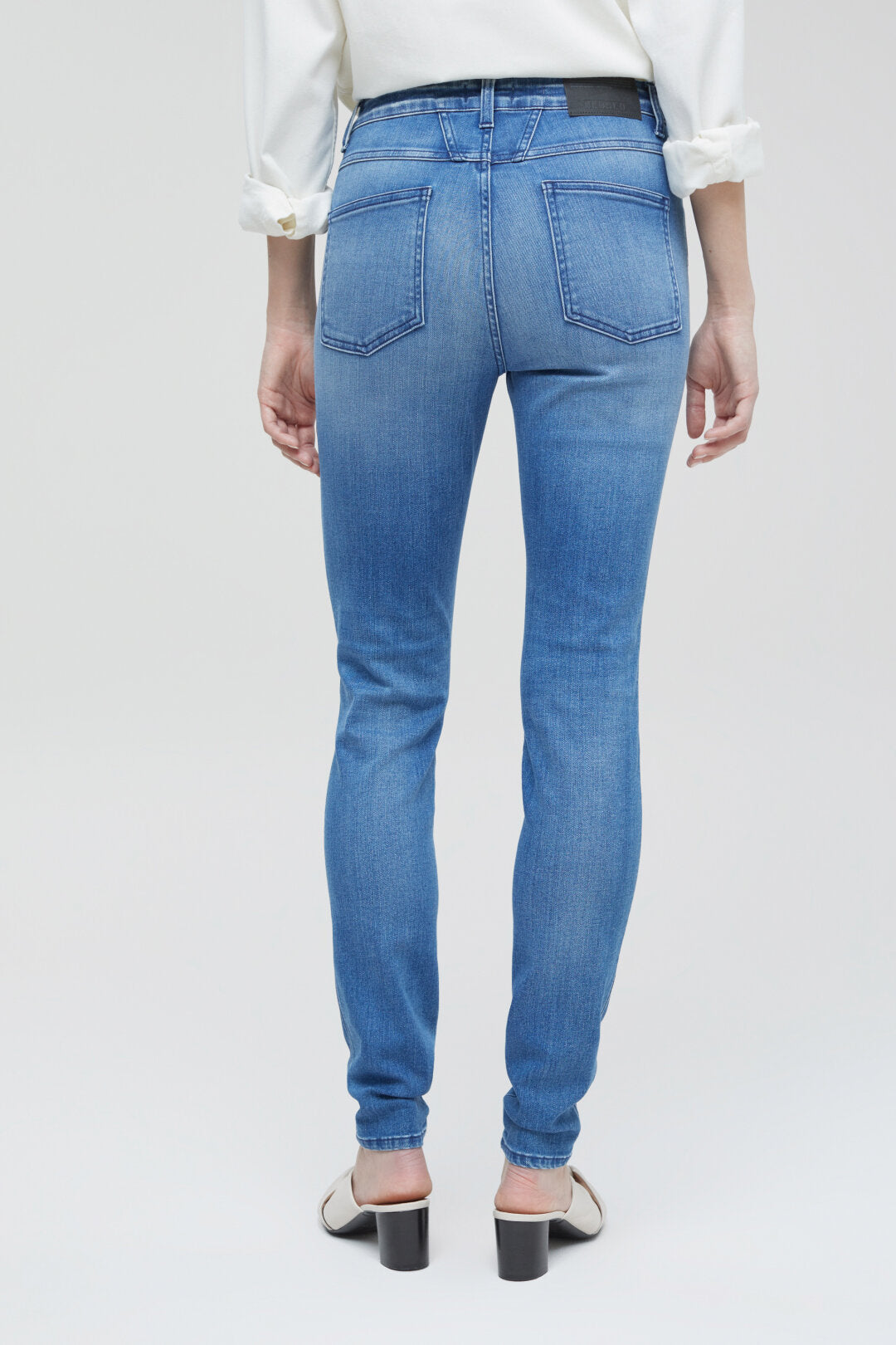 CLOSED SKINNY PUSHER LONG MID BLUE - S. LABELS