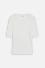 Afbeelding in Gallery-weergave laden, CLOSED RIB JERSEY BASIC TEE IVORY - S. LABELS
