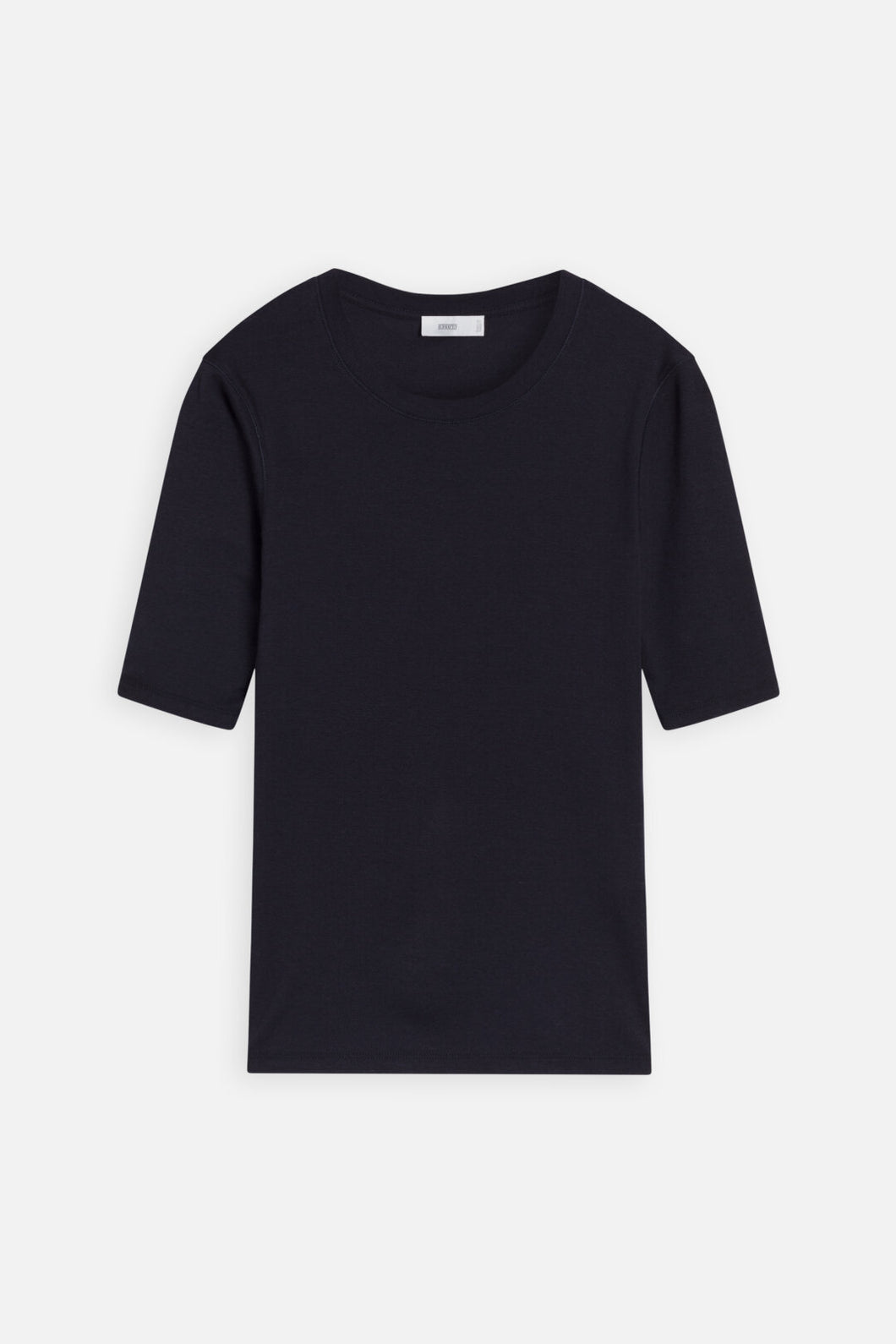 CLOSED RIB JERSEY BASIC TEE DARK BLUE - S. LABELS