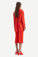 Afbeelding in Gallery-weergave laden, SAMSOE AGNETA SKIRT ORANGE RED - S. LABELS
