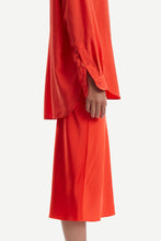 Afbeelding in Gallery-weergave laden, SAMSOE AGNETA SKIRT ORANGE RED - S. LABELS
