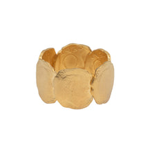 Afbeelding in Gallery-weergave laden, BETTY BOGAERS Ten Cent in a Row Ring Gold Plated Brass
